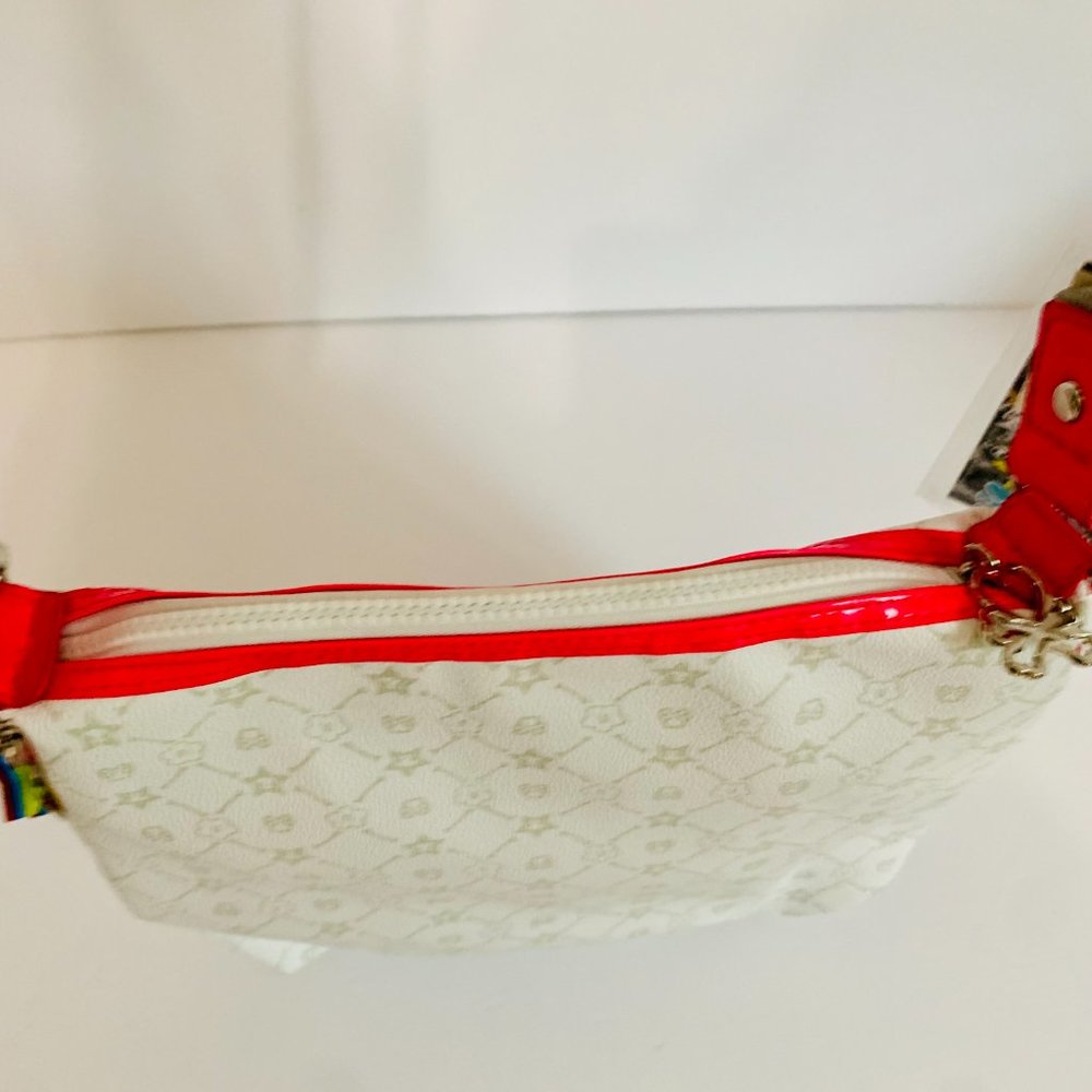 TOKIDOKI PICO FLUO VAMPIRE LIPS CROSSBODY BAG WITH DUST BAG - Picture 8 of 13